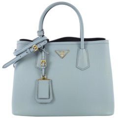 Prada Cuir Double Tote Saffiano Leather Medium