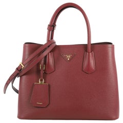 Prada Cuir Double Tote Saffiano Leather Medium