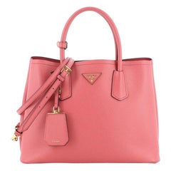 Prada Cuir Double Tote Saffiano Leather Medium