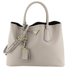 Prada Cuir Double Tote Saffiano Leather Medium