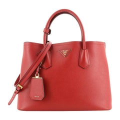 Prada Cuir Double Tote Saffiano Leather Medium