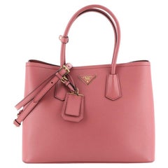 Prada Cuir Double Tote Saffiano Leather Medium