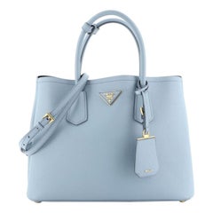 Prada  Cuir Double Tote Saffiano Leather Medium