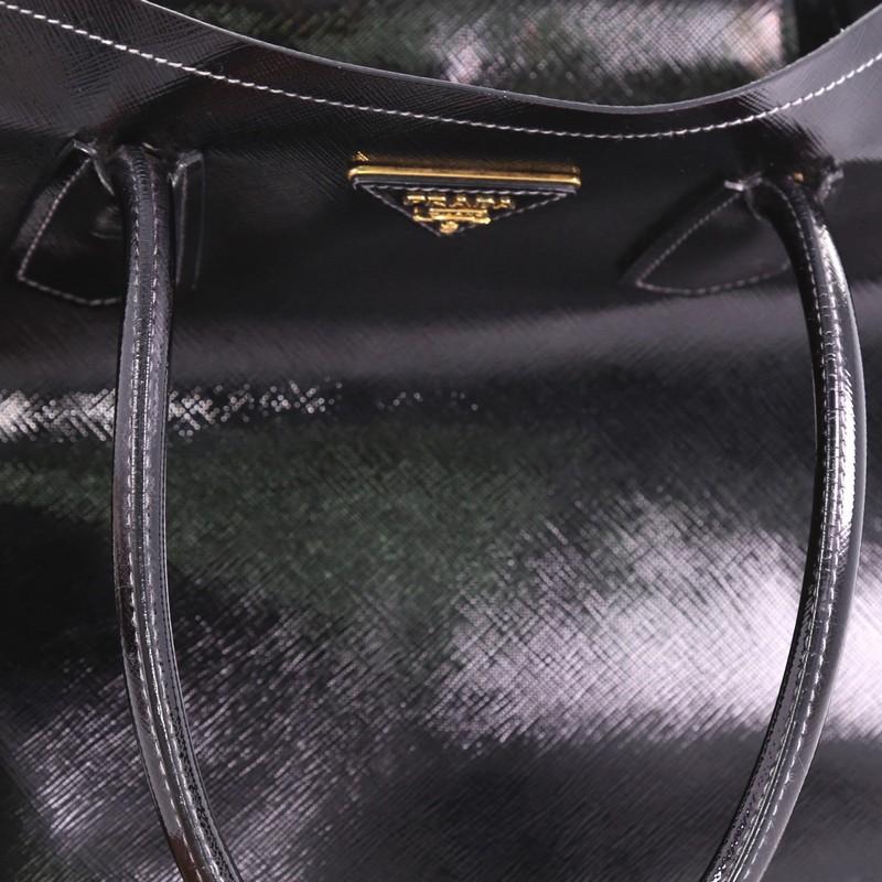 Prada Cuir Double Tote Vernice Saffiano Leather Medium 1