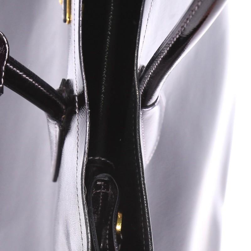 Prada Cuir Double Tote Vernice Saffiano Leather Medium 2