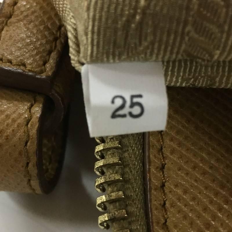 Prada Cuir Triple Zip Dome Tote Saffiano Leather 3