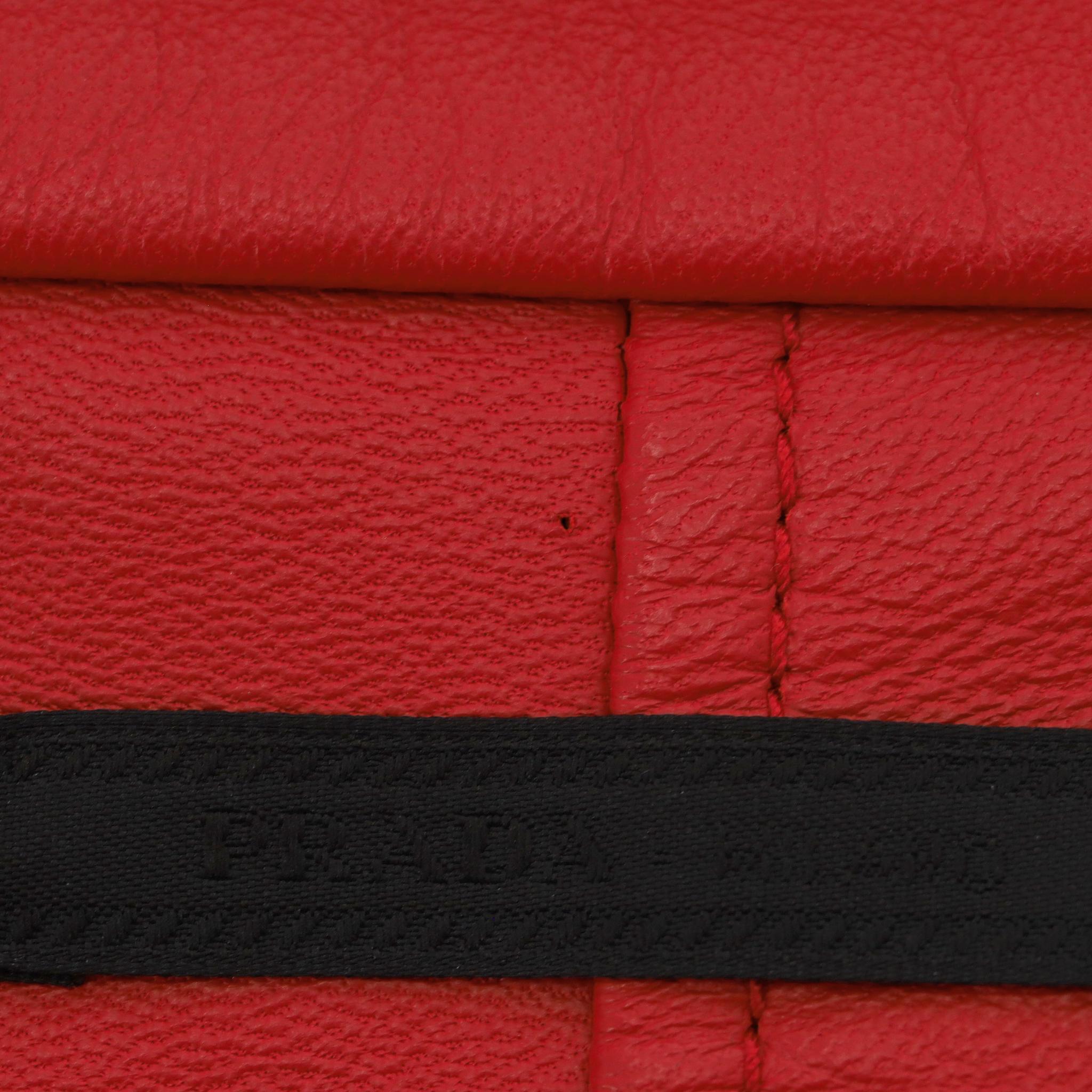 Prada Custom Painted Leder & Nerz Pelz Biker Jacke im Angebot 7