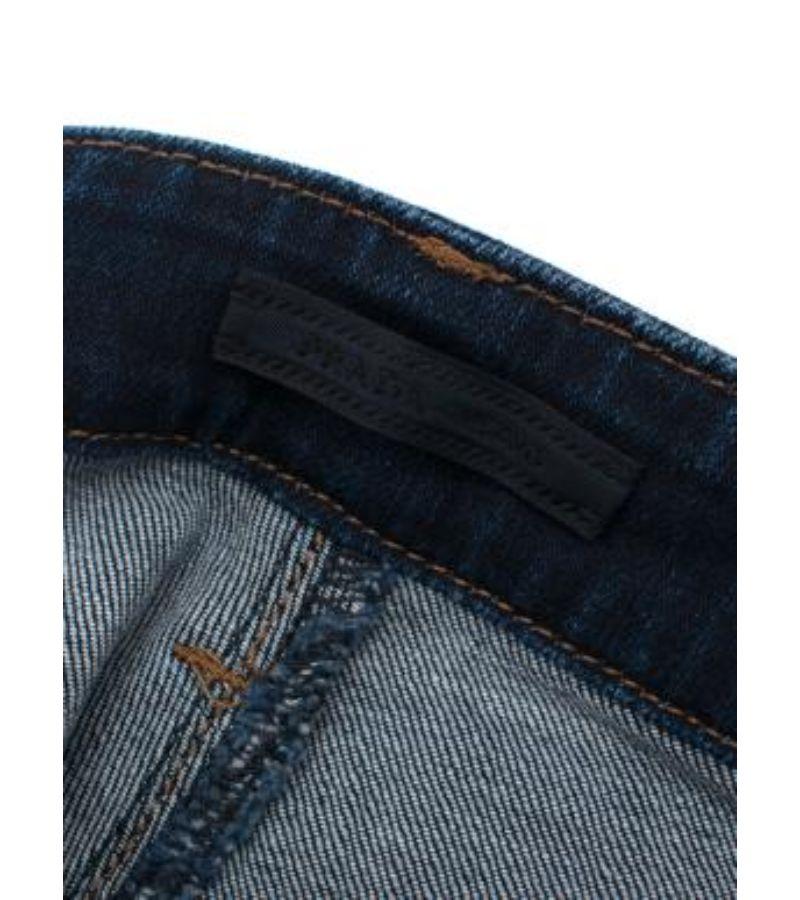 Prada Dark Blue Denim Jeans For Sale 1