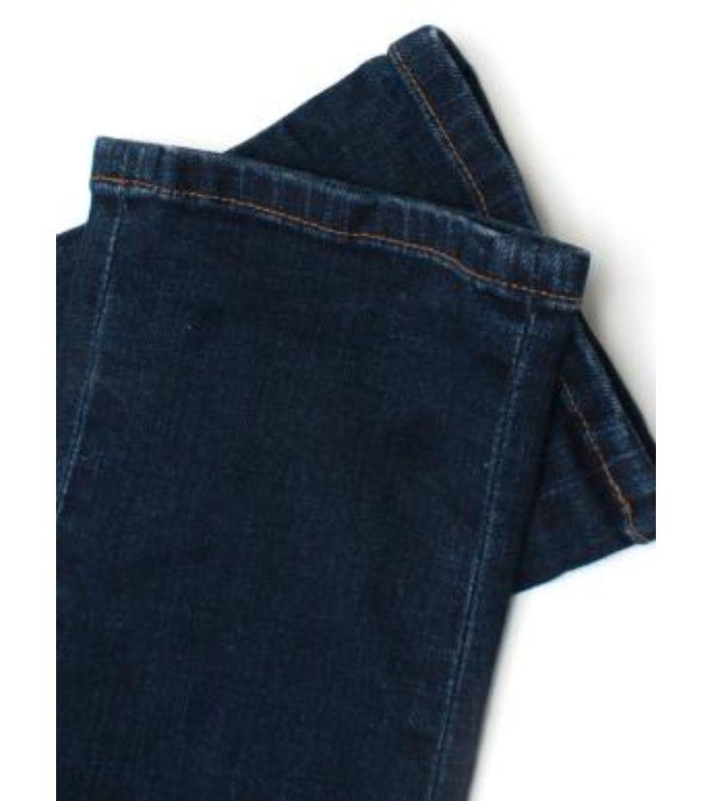 Prada Dark Blue Denim Jeans For Sale 3