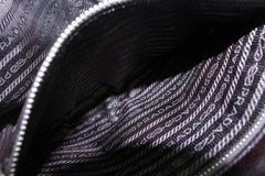 Prada Dark Brown Leather East West Boston Shoulder bag 14p5