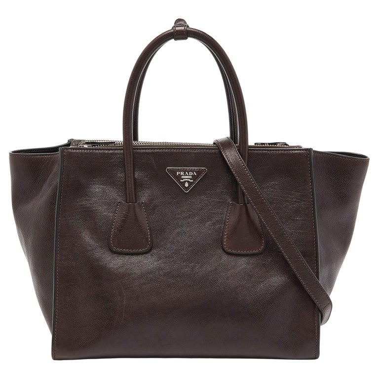dark brown prada bag