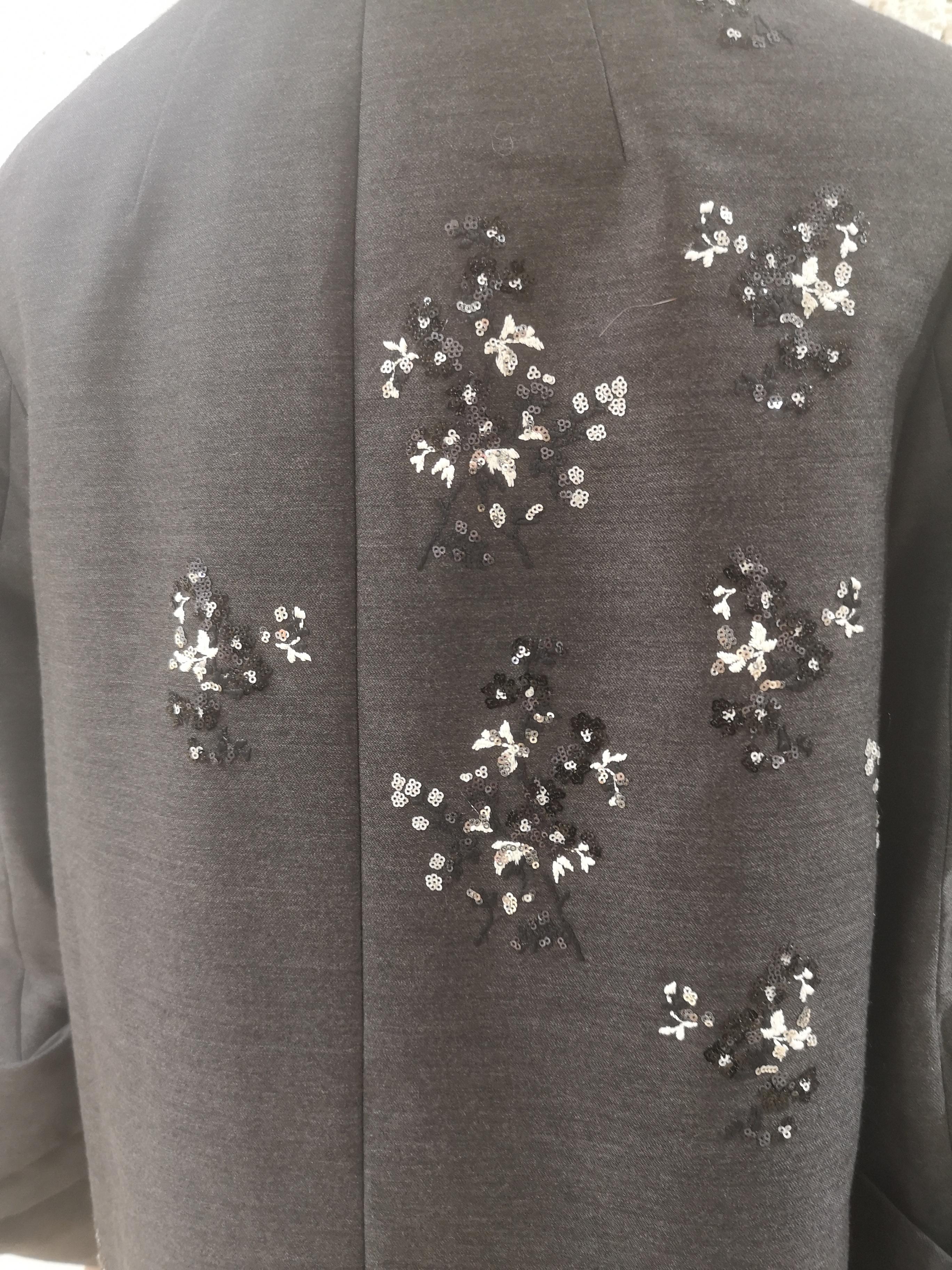 prada sequin coat