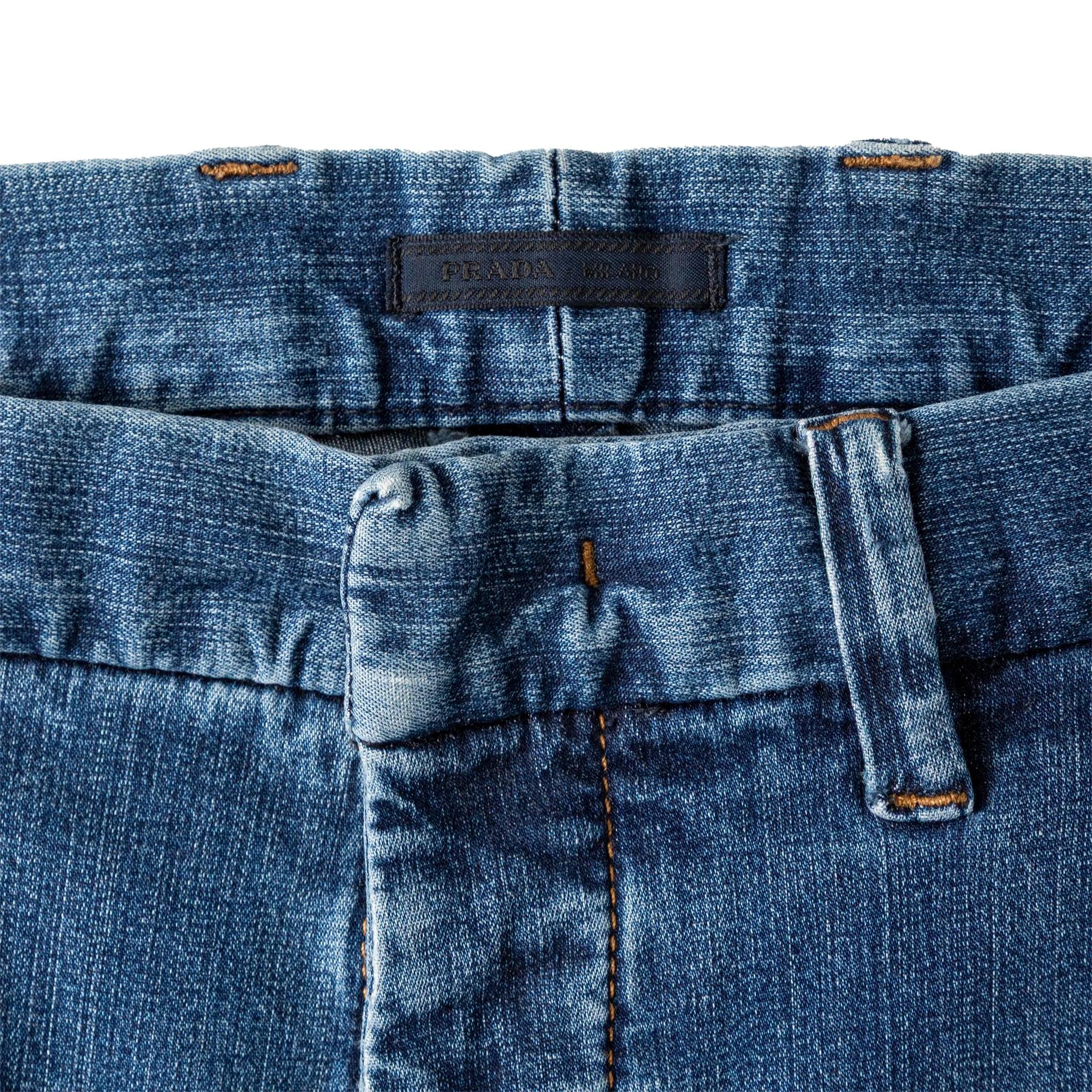 Blu Pantaloni in denim di Prada - anni '10 in vendita