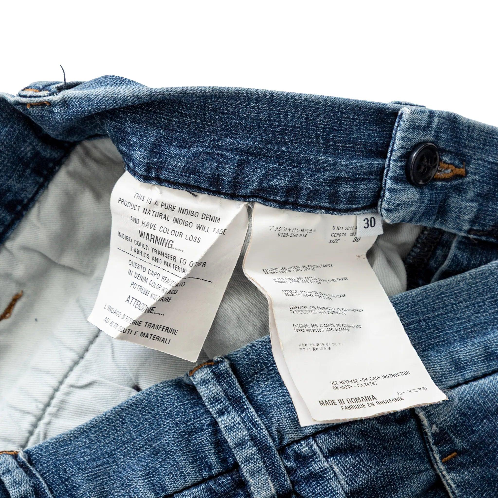 Pantaloni in denim di Prada - anni '10 in vendita 4