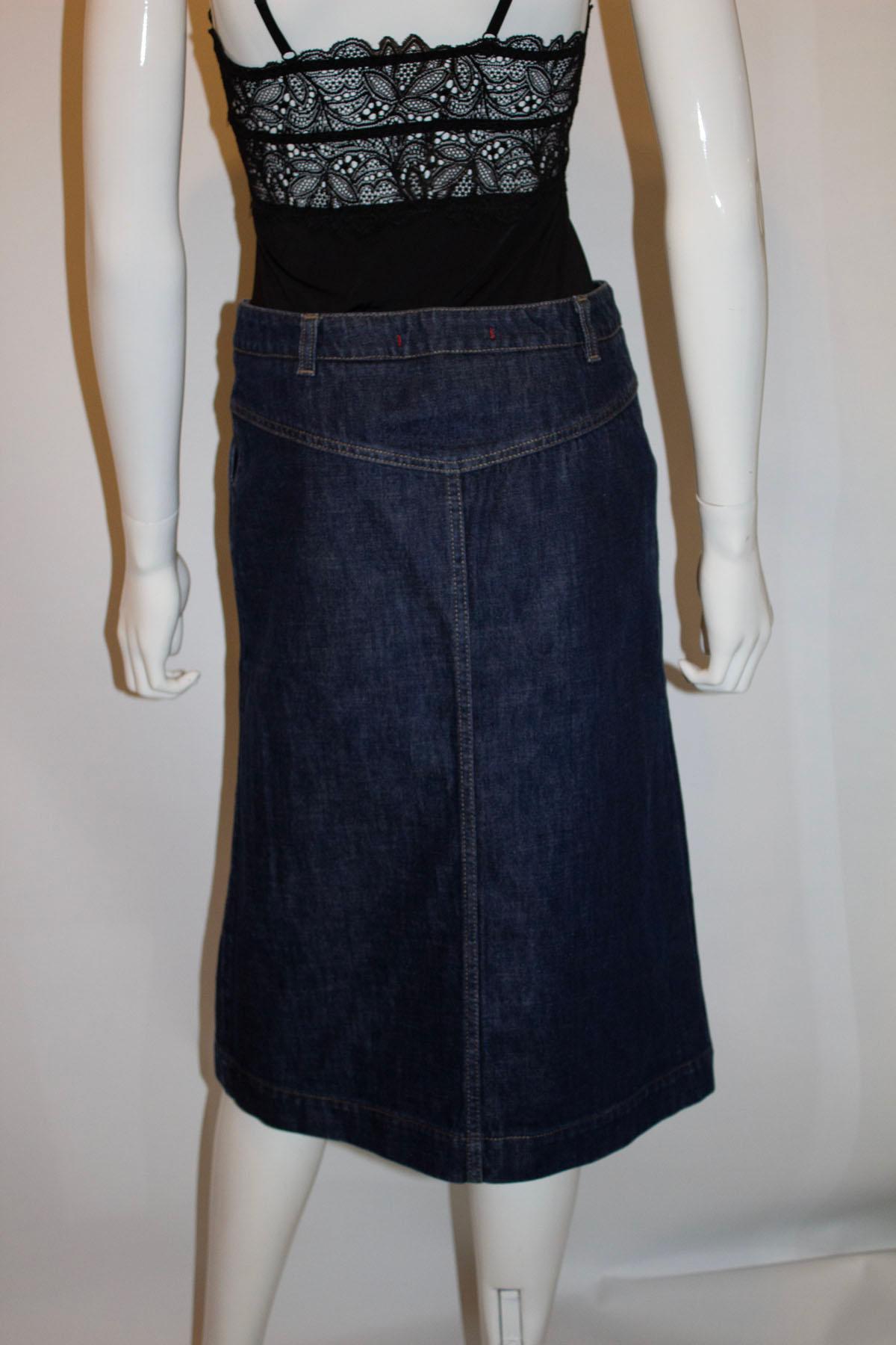 Women's Prada , Denim Skirt For Sale