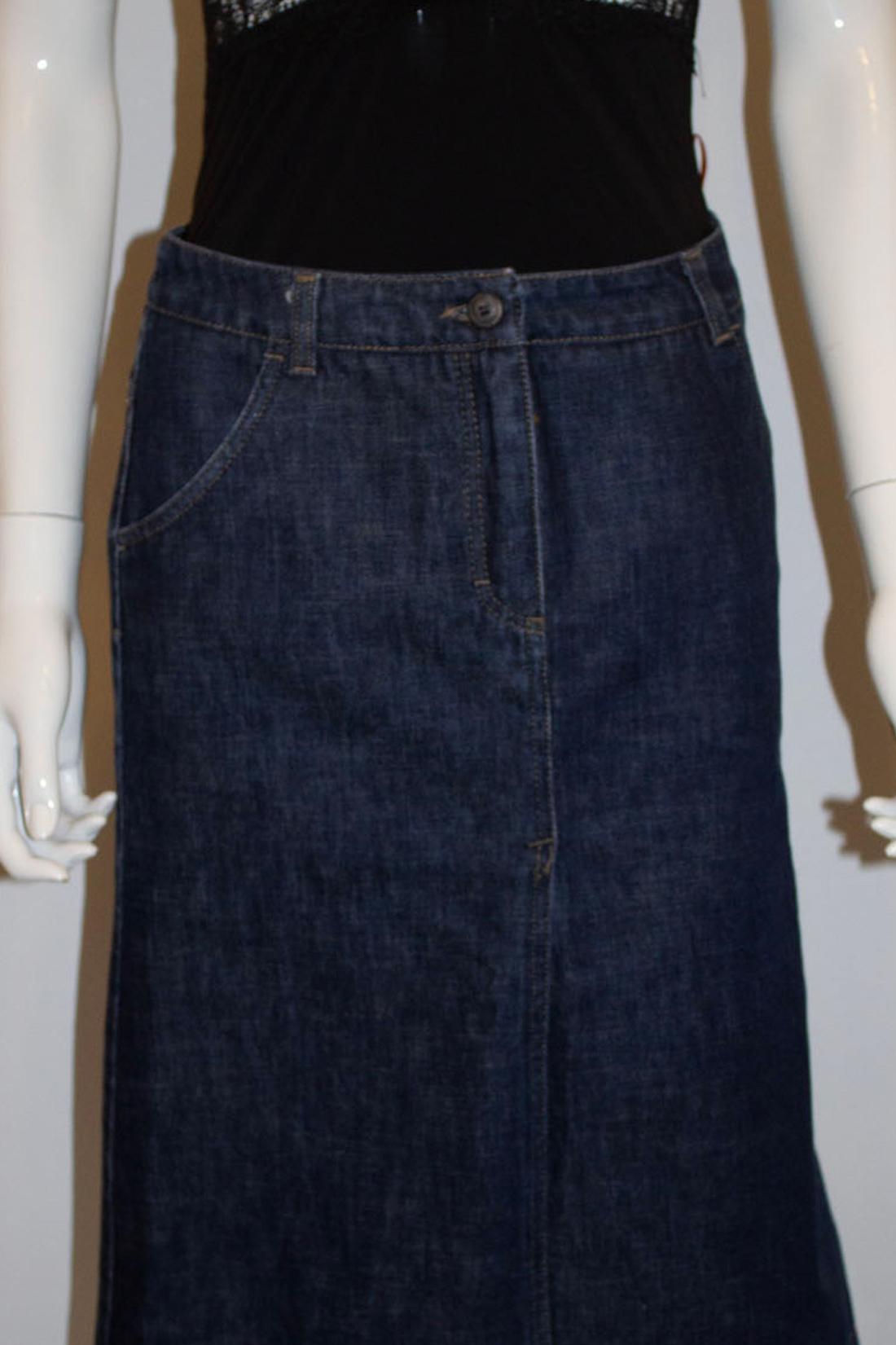 Prada , Denim Skirt For Sale 2
