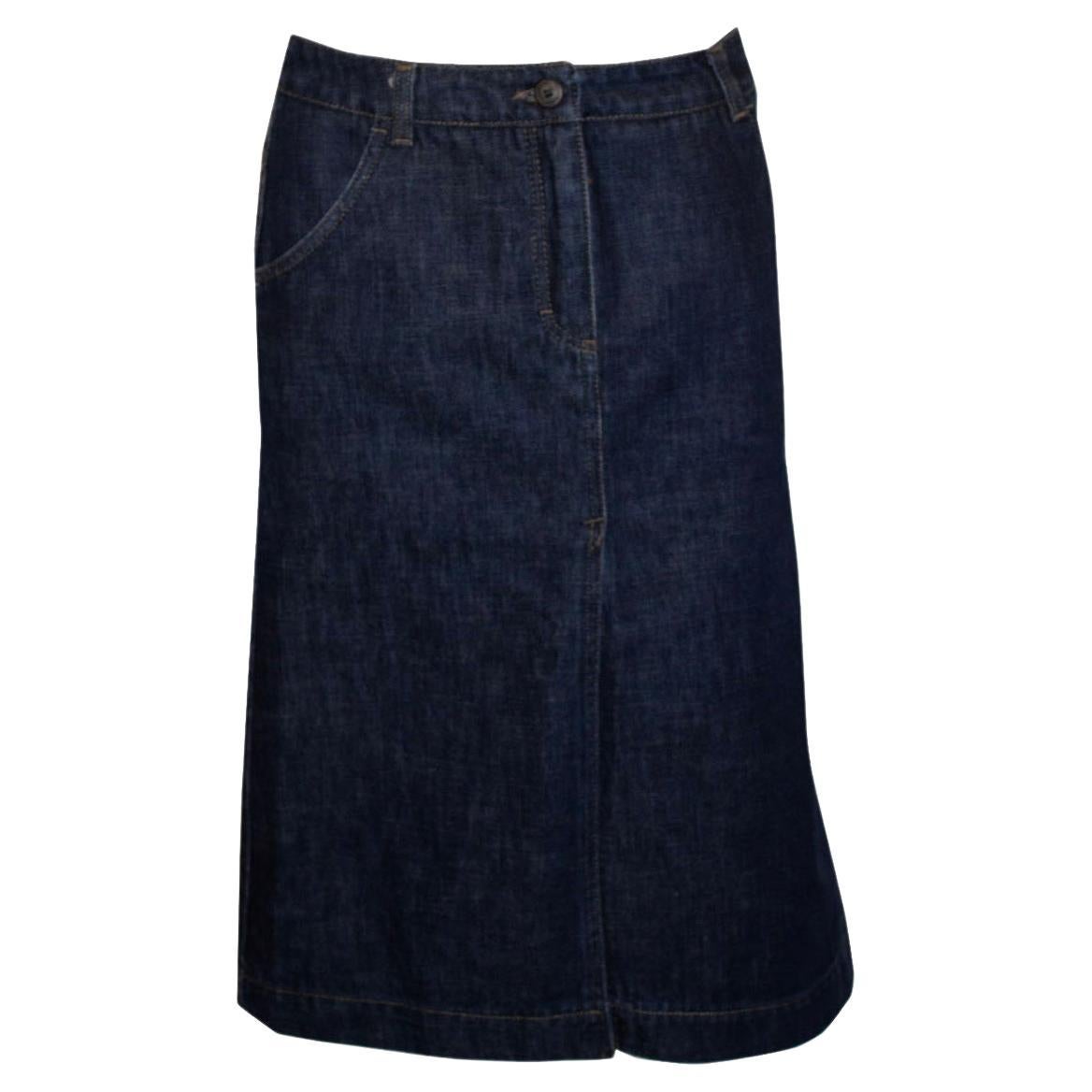 Prada , Denim Skirt For Sale