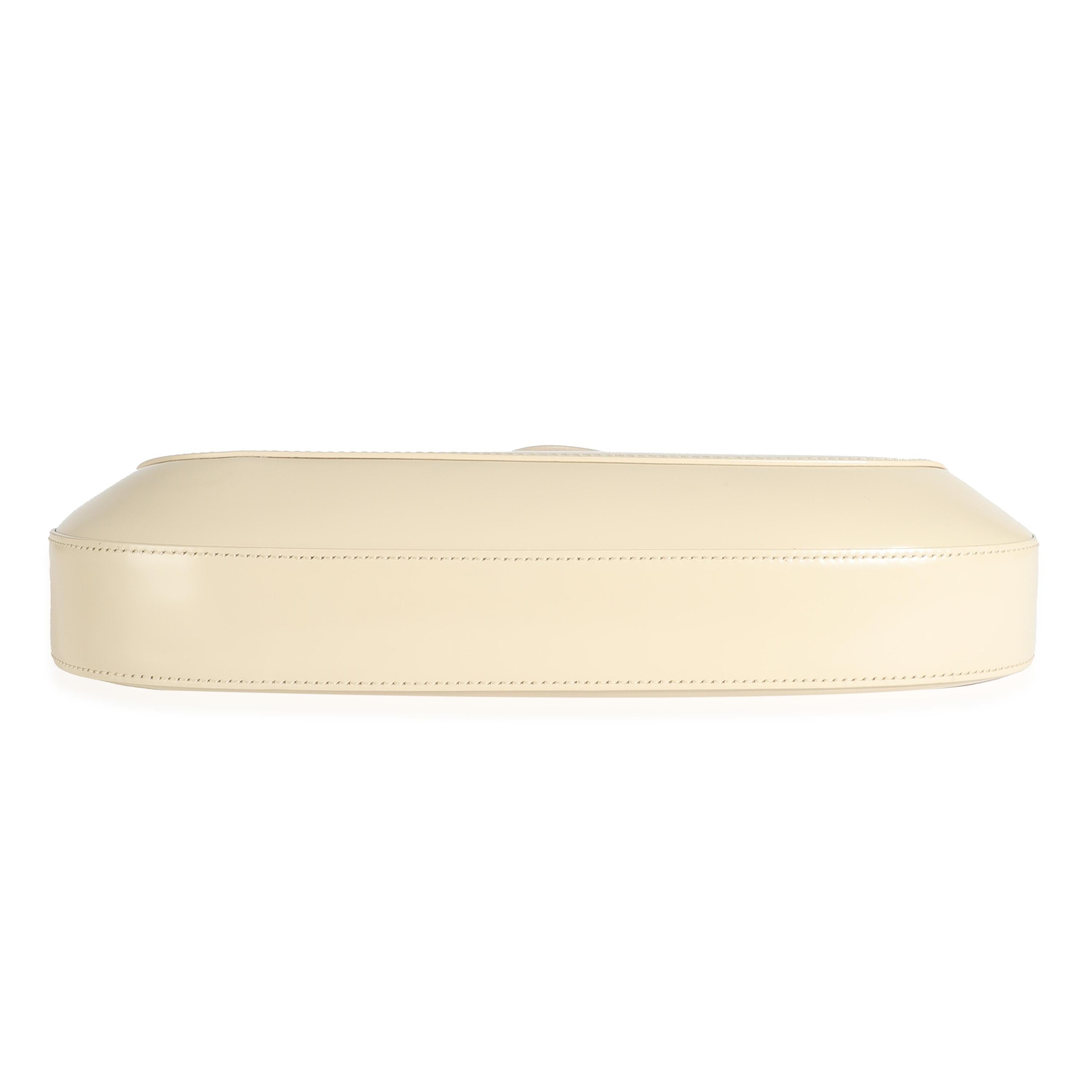 Prada Desert Beige Brushed Calfskin Cleo Shoulder Bag For Sale 3