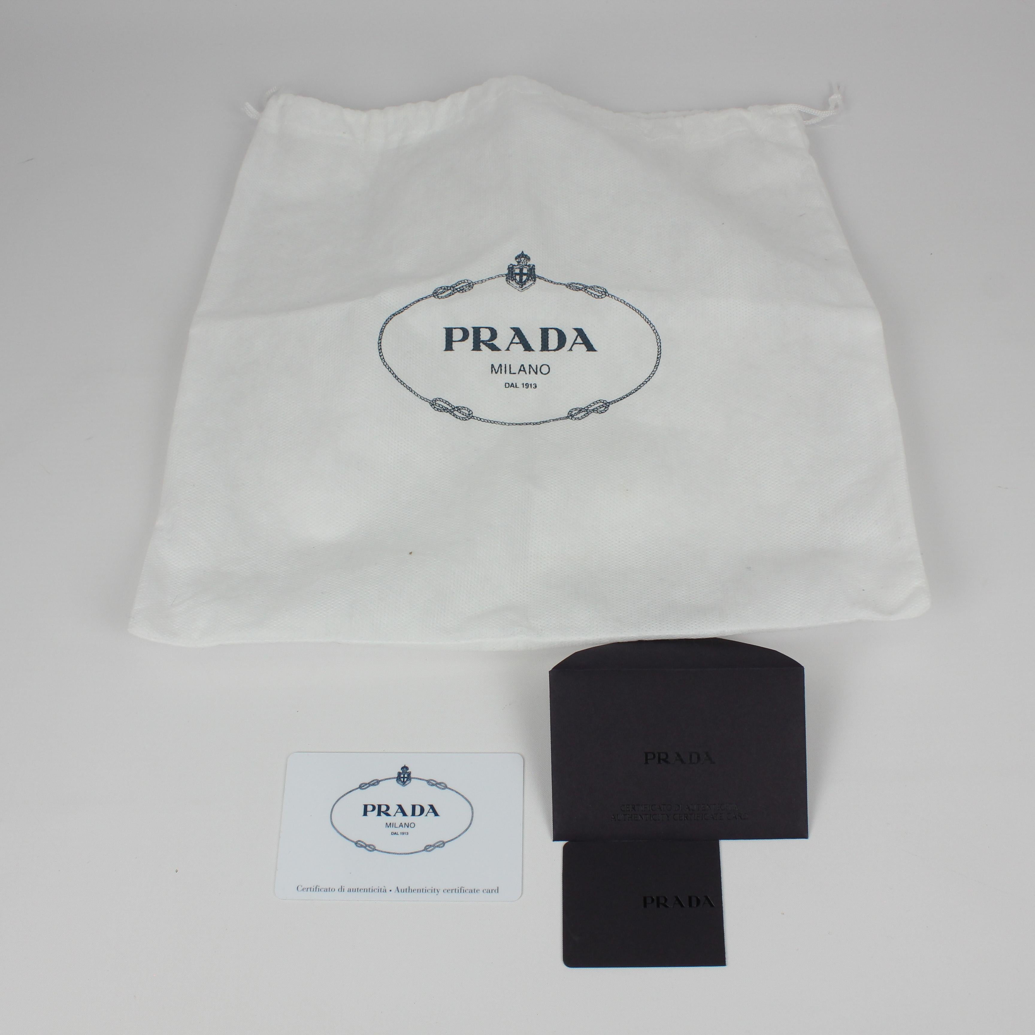 Prada Diagramme Crossbody Bag in Leather 13