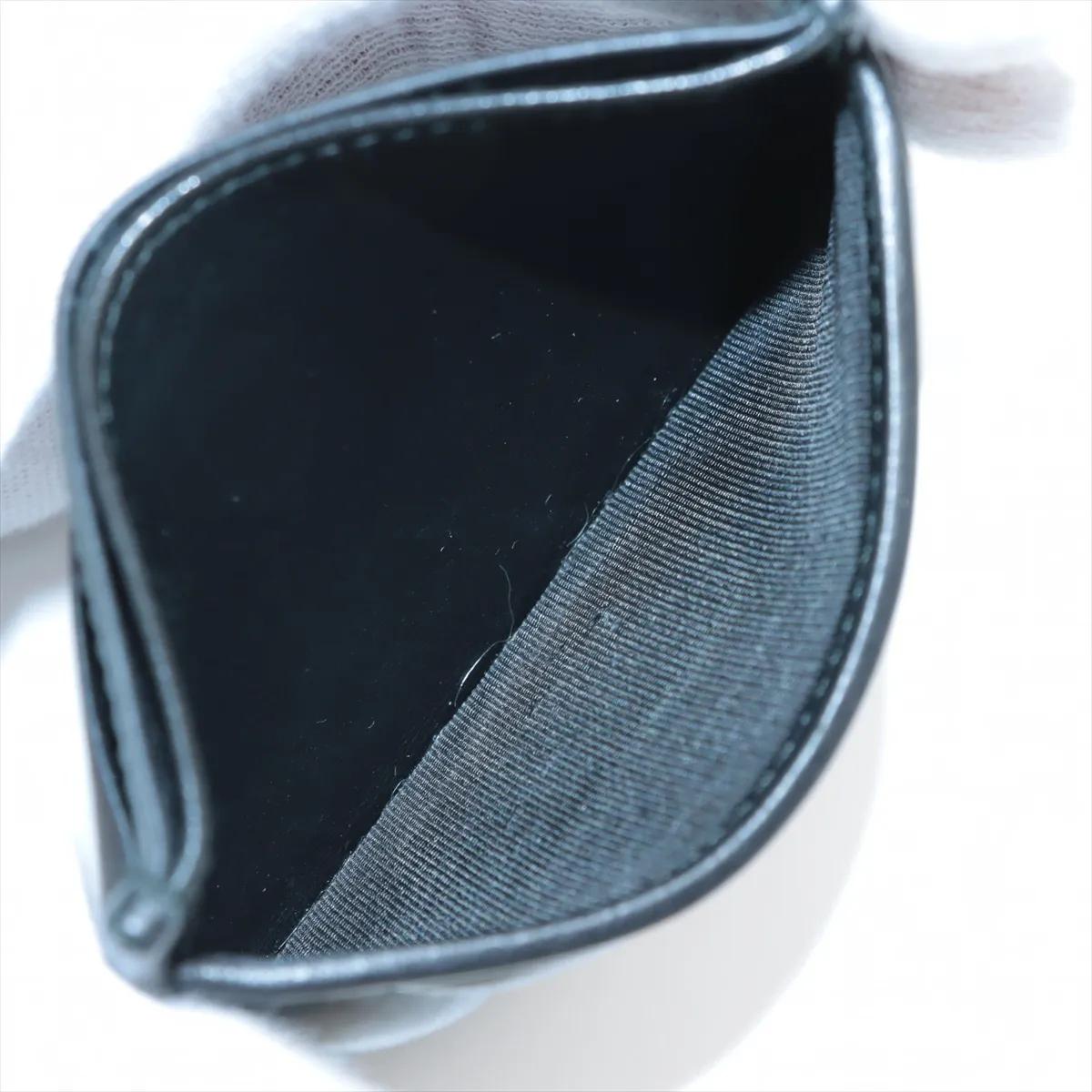 da uomo o donna Prada Diagramme Custodia per carte di credito in pelle nera in vendita