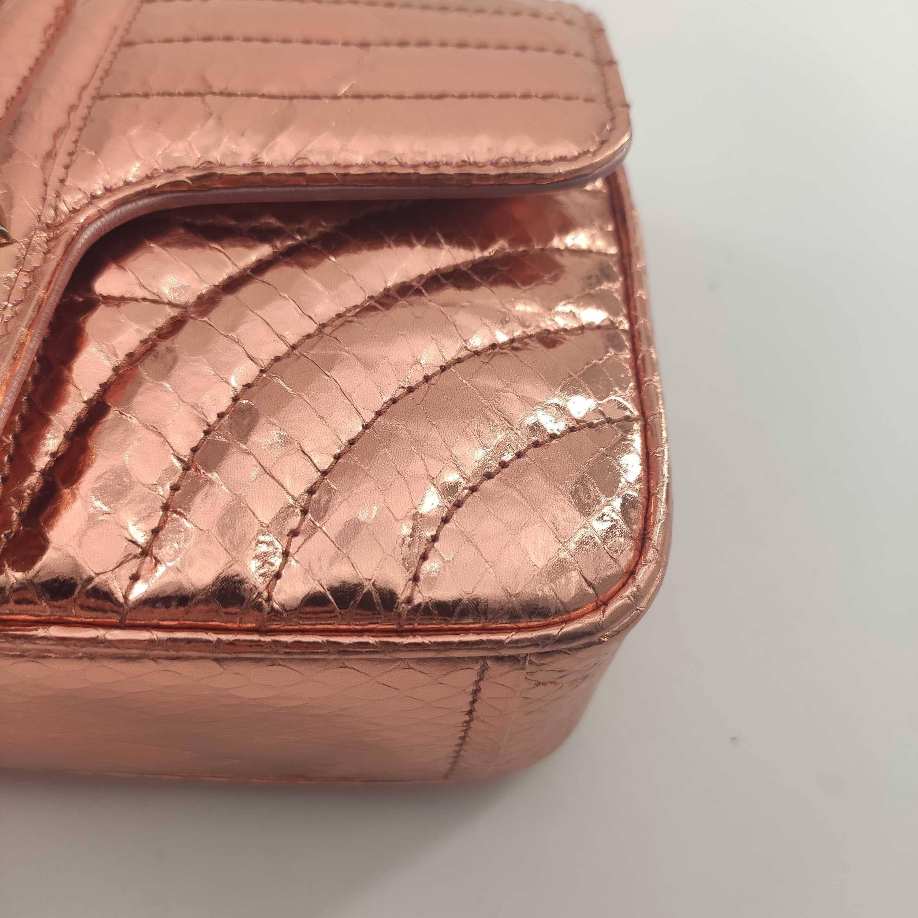 PRADA Diagramme Shoulder bag in Pink Leather 5
