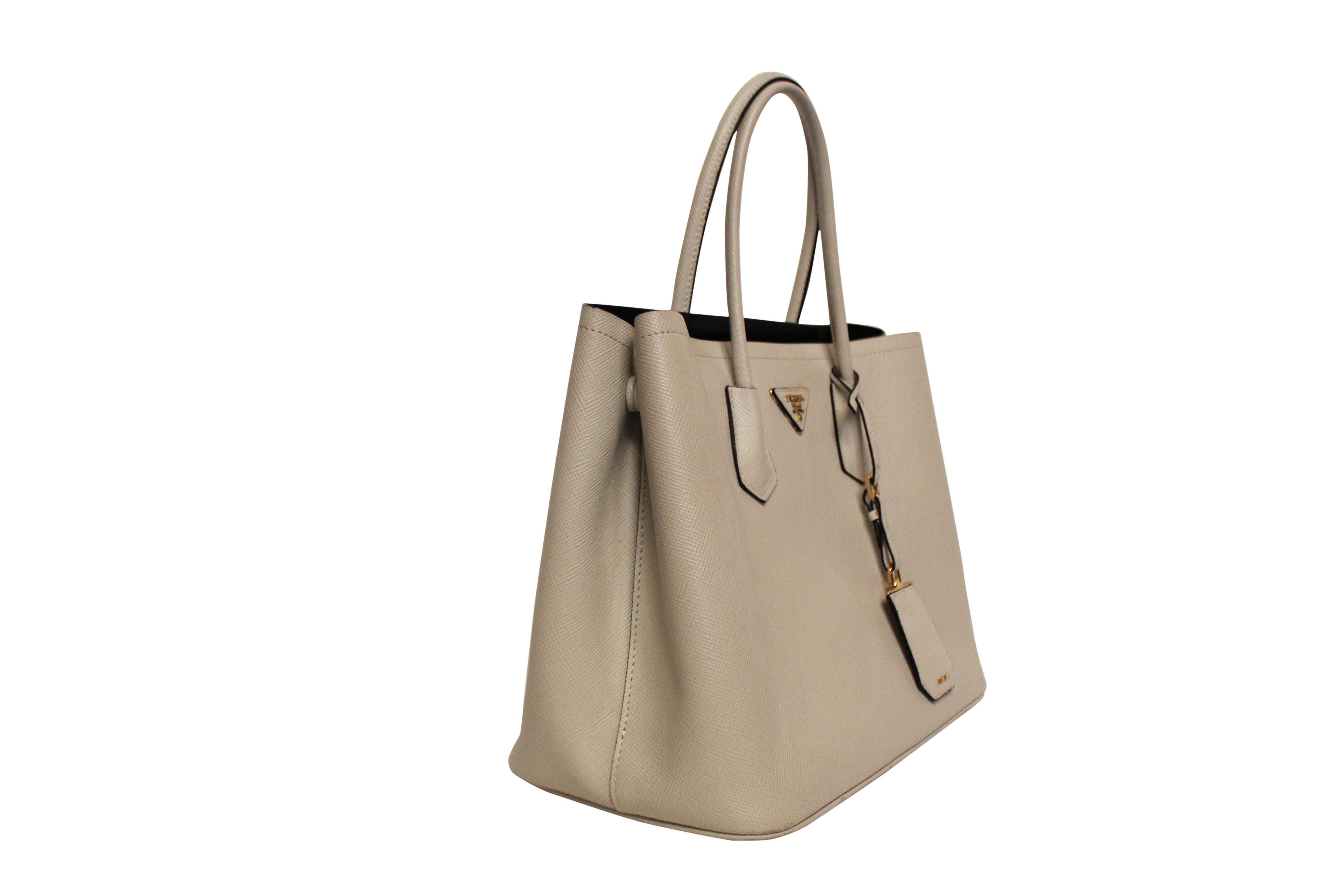 PRADA Double Bag Medium In Fair Condition For Sale In Melbourne, Victoria