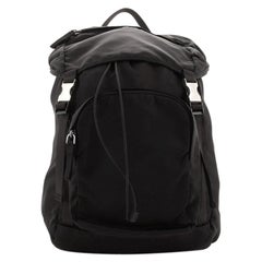 Prada Double Buckle Backpack Tessuto