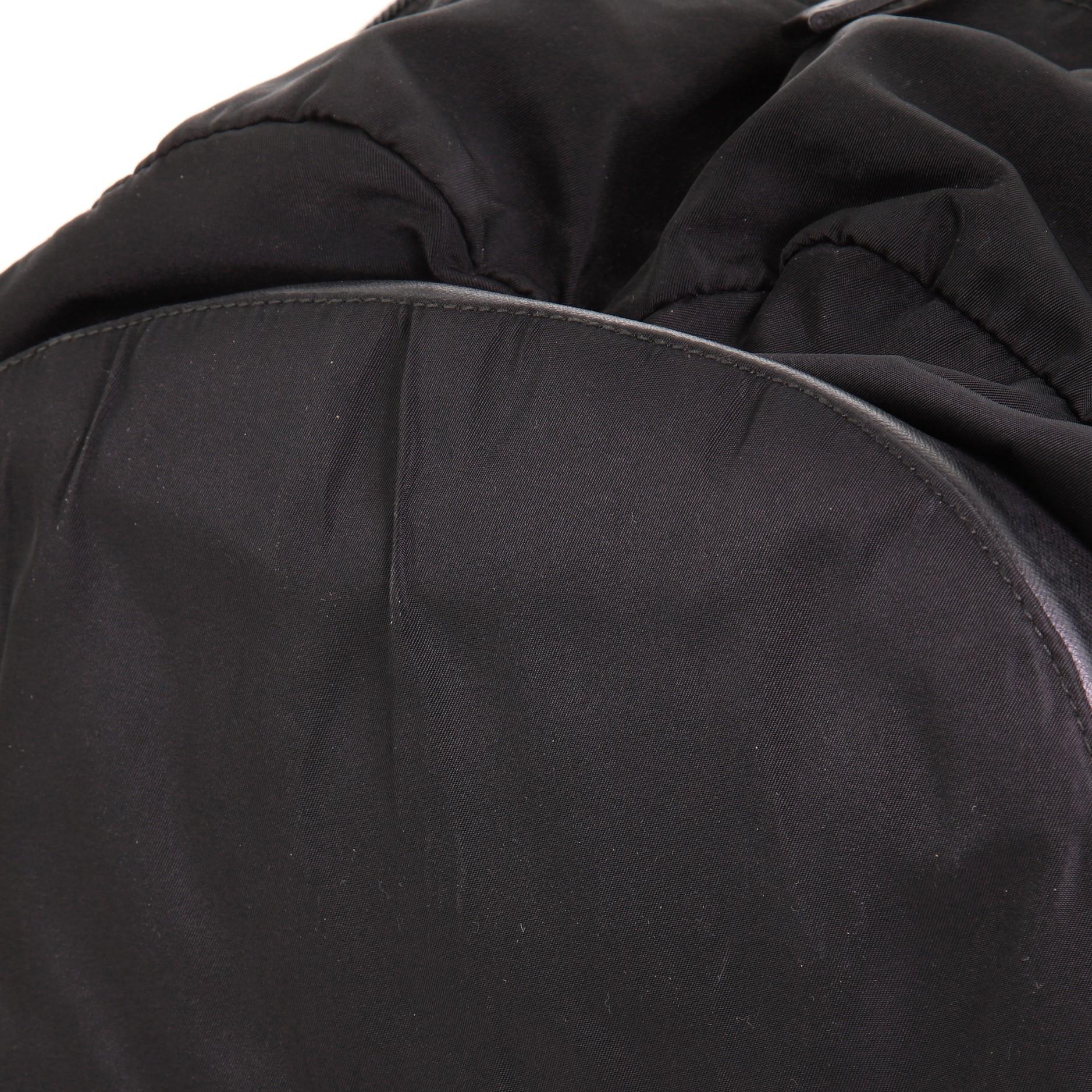 Prada Double Front Pocket Backpack Tessuto Medium 1