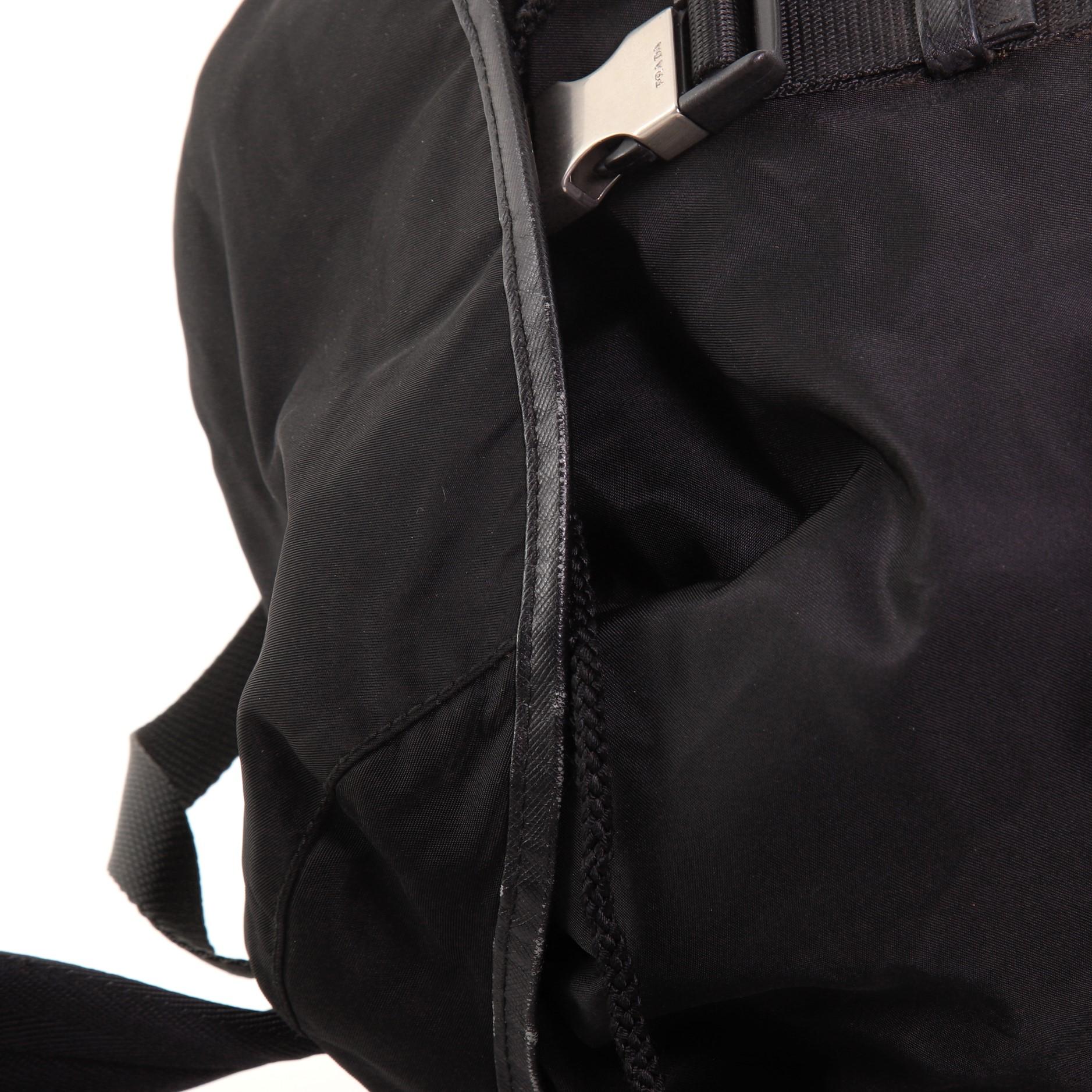 Prada Double Front Pocket Backpack Tessuto Medium 2