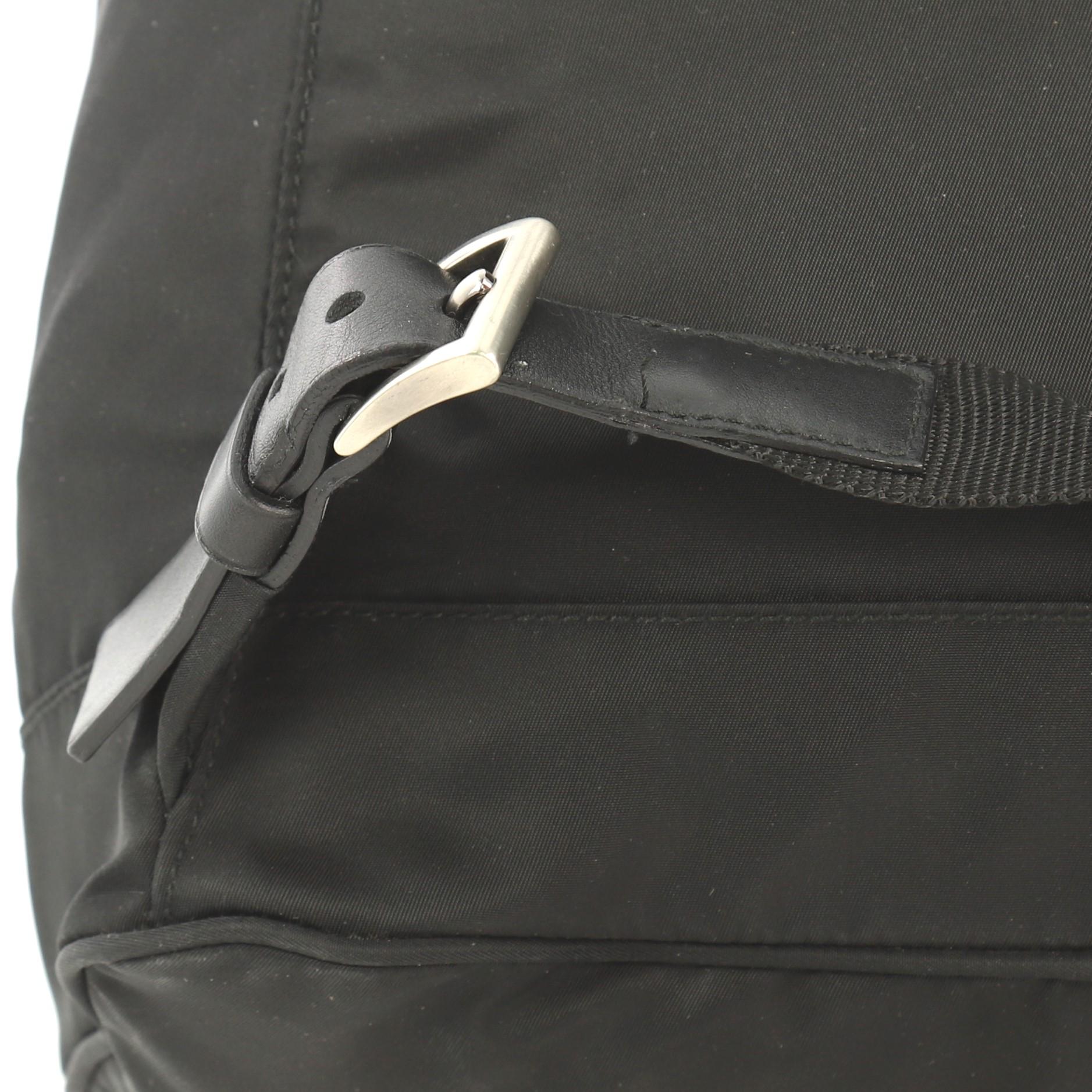 Prada Double Front Pocket Backpack Tessuto Medium 1
