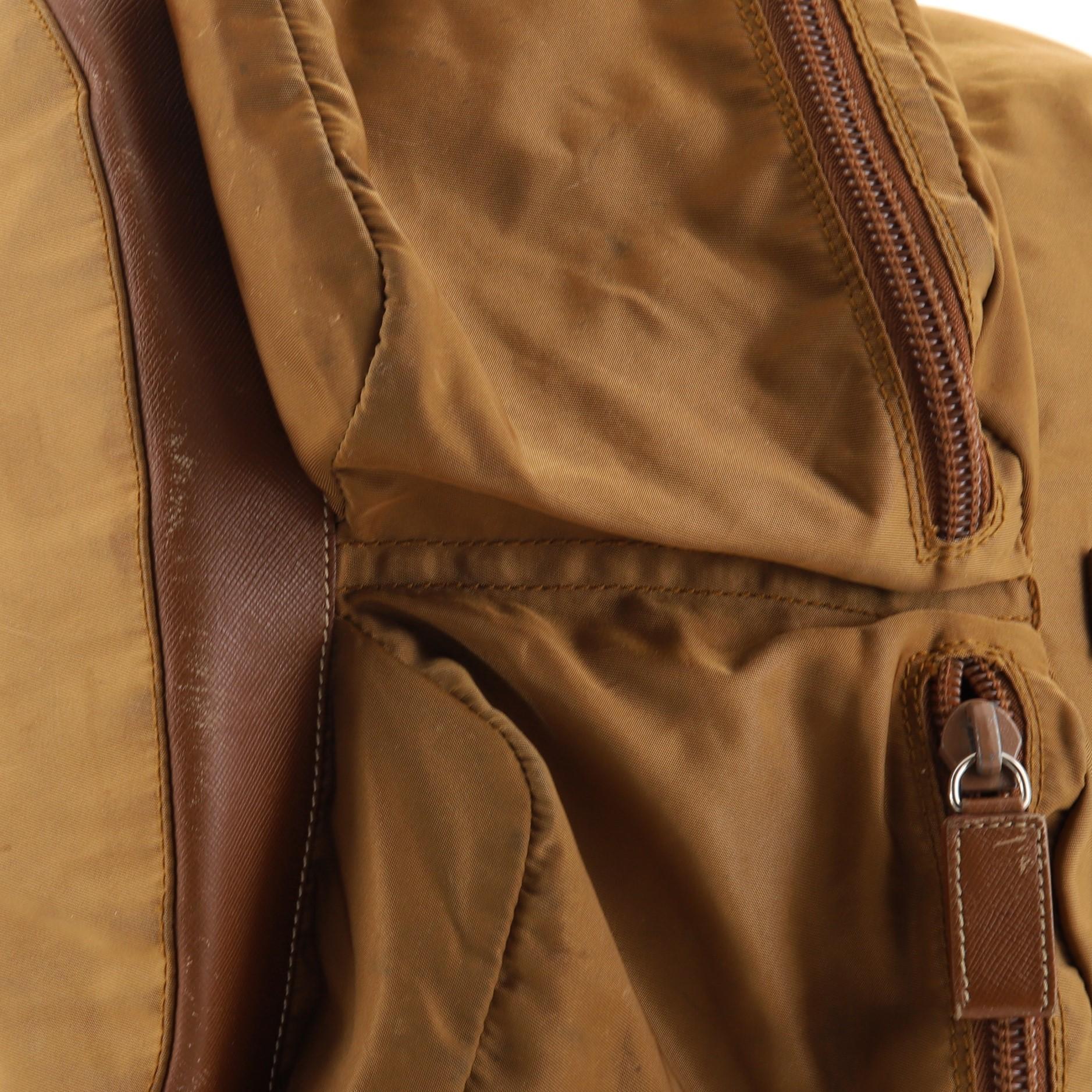 Prada Double Front Pocket Backpack Tessuto Medium 1