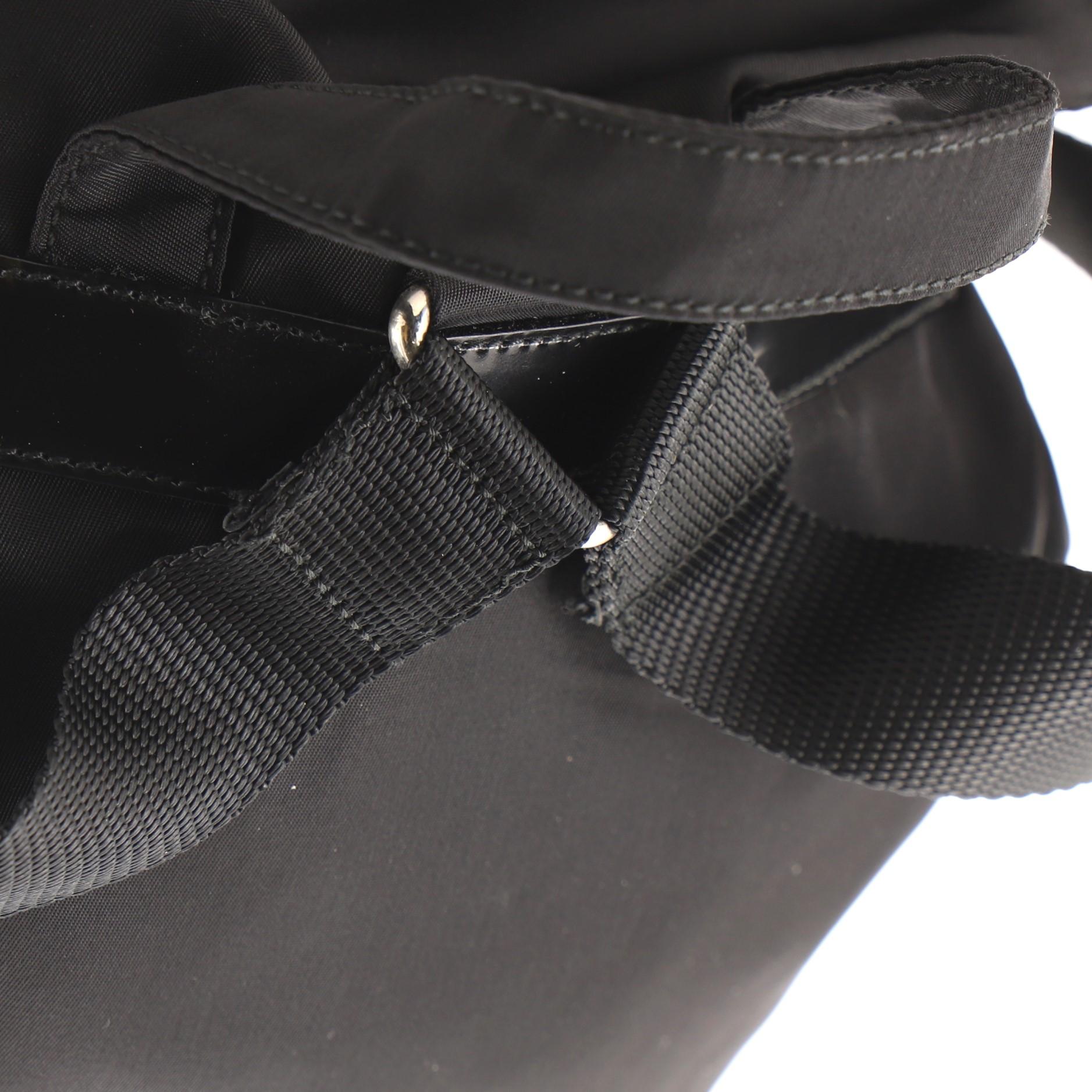 Prada Double Front Pocket Backpack Tessuto Medium 1