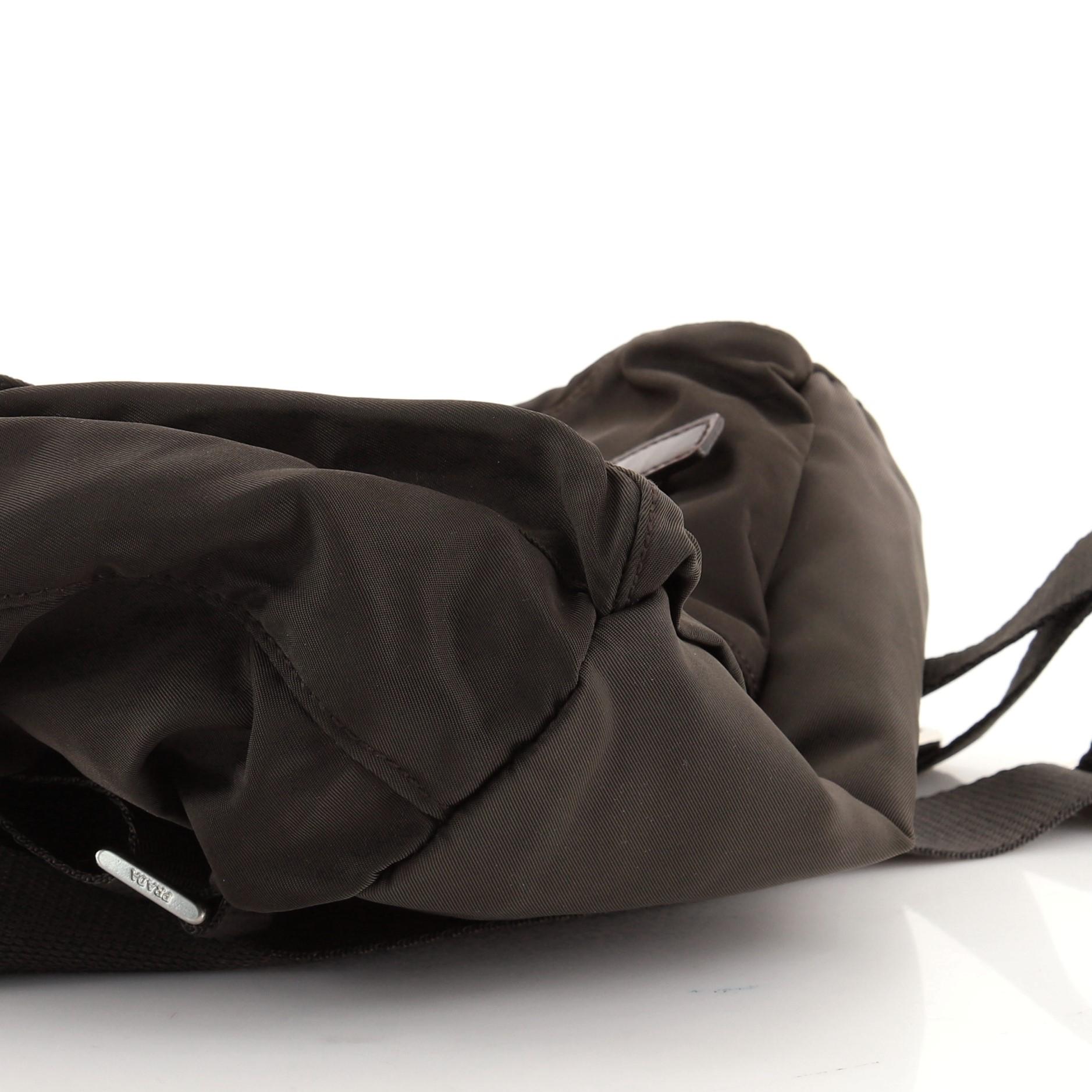 Prada Double Front Pocket Backpack Tessuto Small In Good Condition In NY, NY