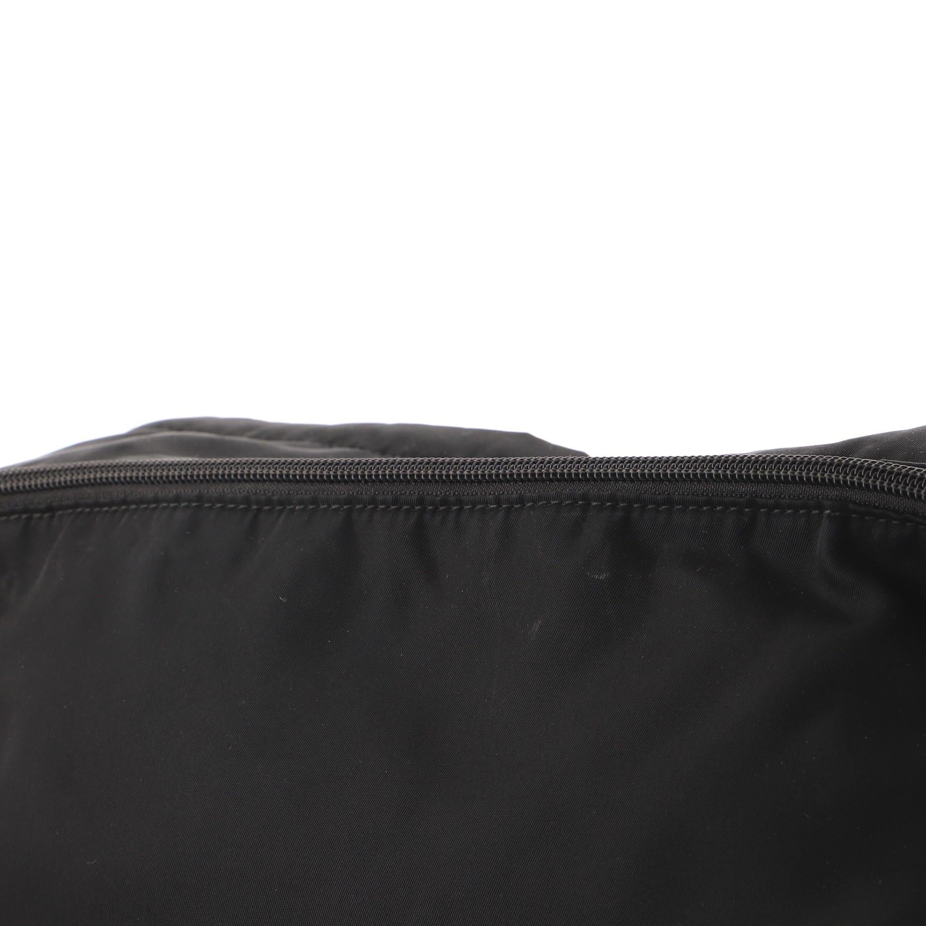 Women's or Men's Prada Double Front Pocket Belt Bag Tessuto