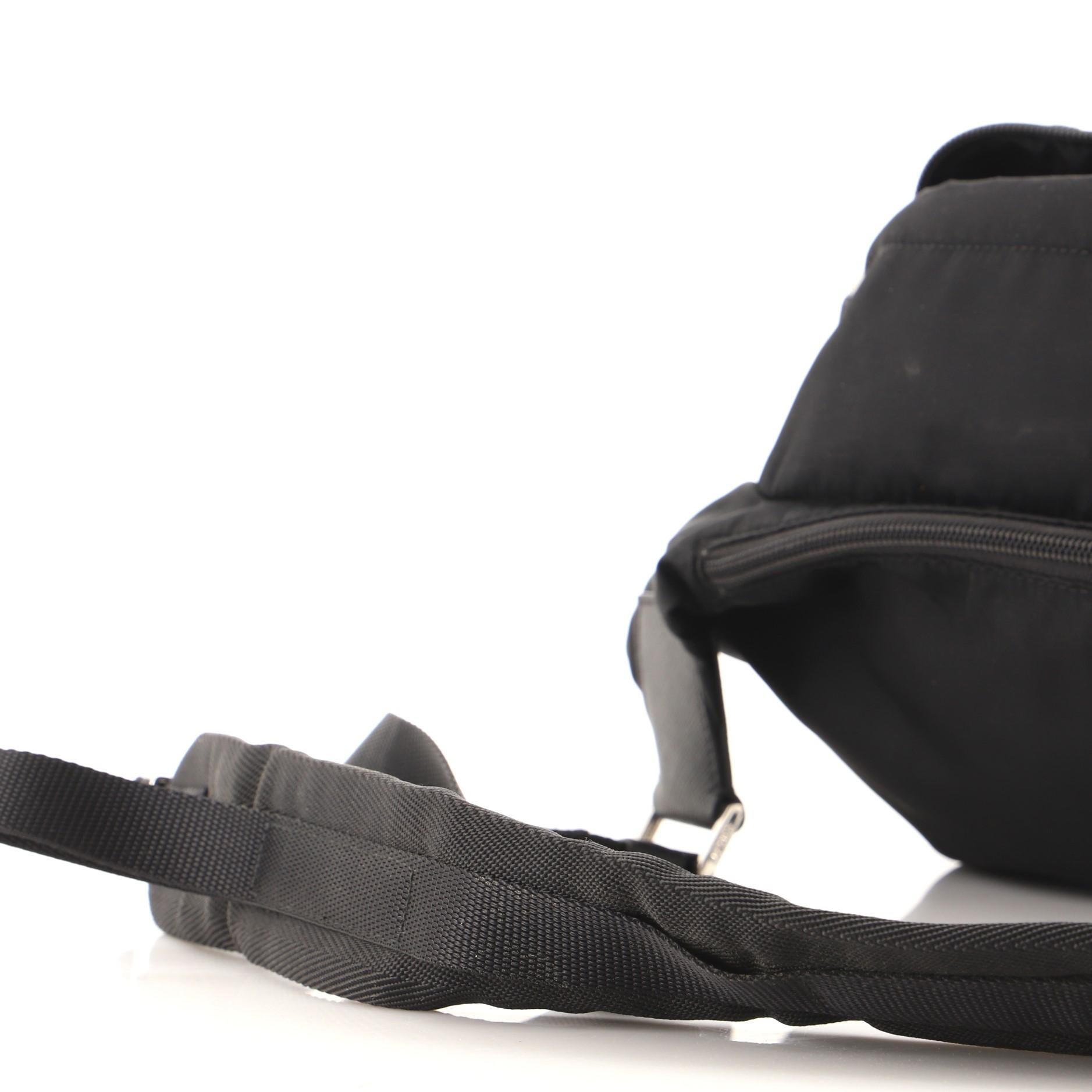 Prada Double Front Pocket Belt Bag Tessuto 2
