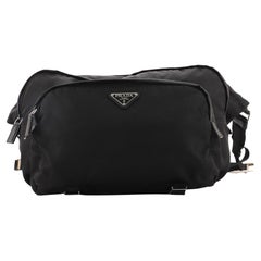 Prada Double Front Pocket Belt Bag Tessuto