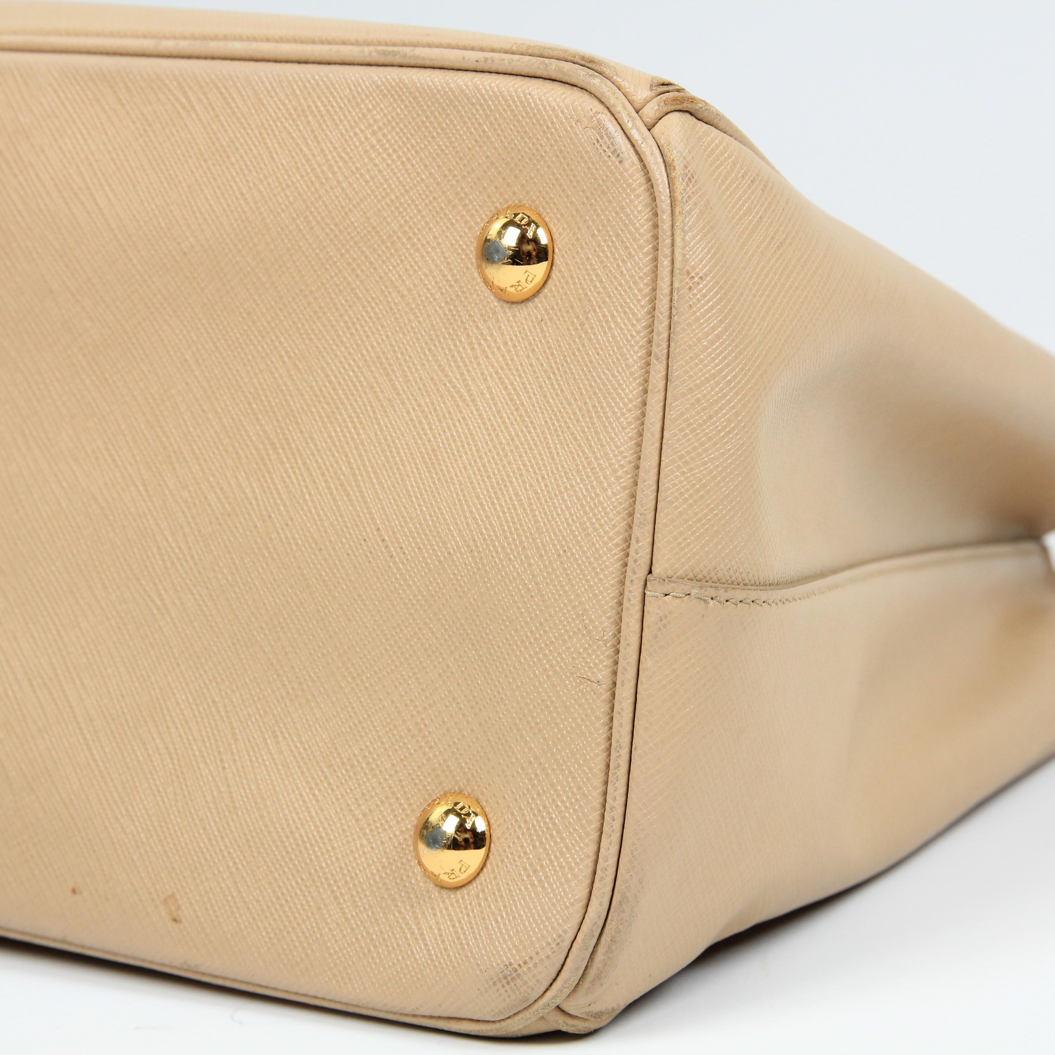 Women's Prada Double leather handbag For Sale