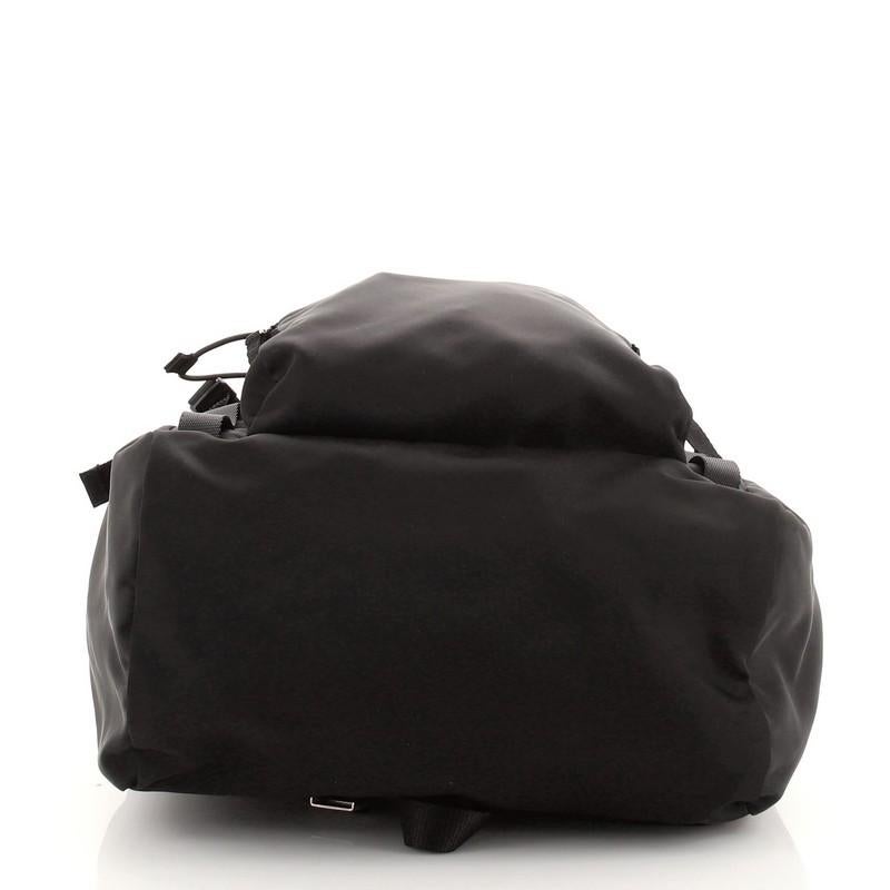 Prada Double Pocket Buckle Backpack Tessuto Large In Good Condition In NY, NY
