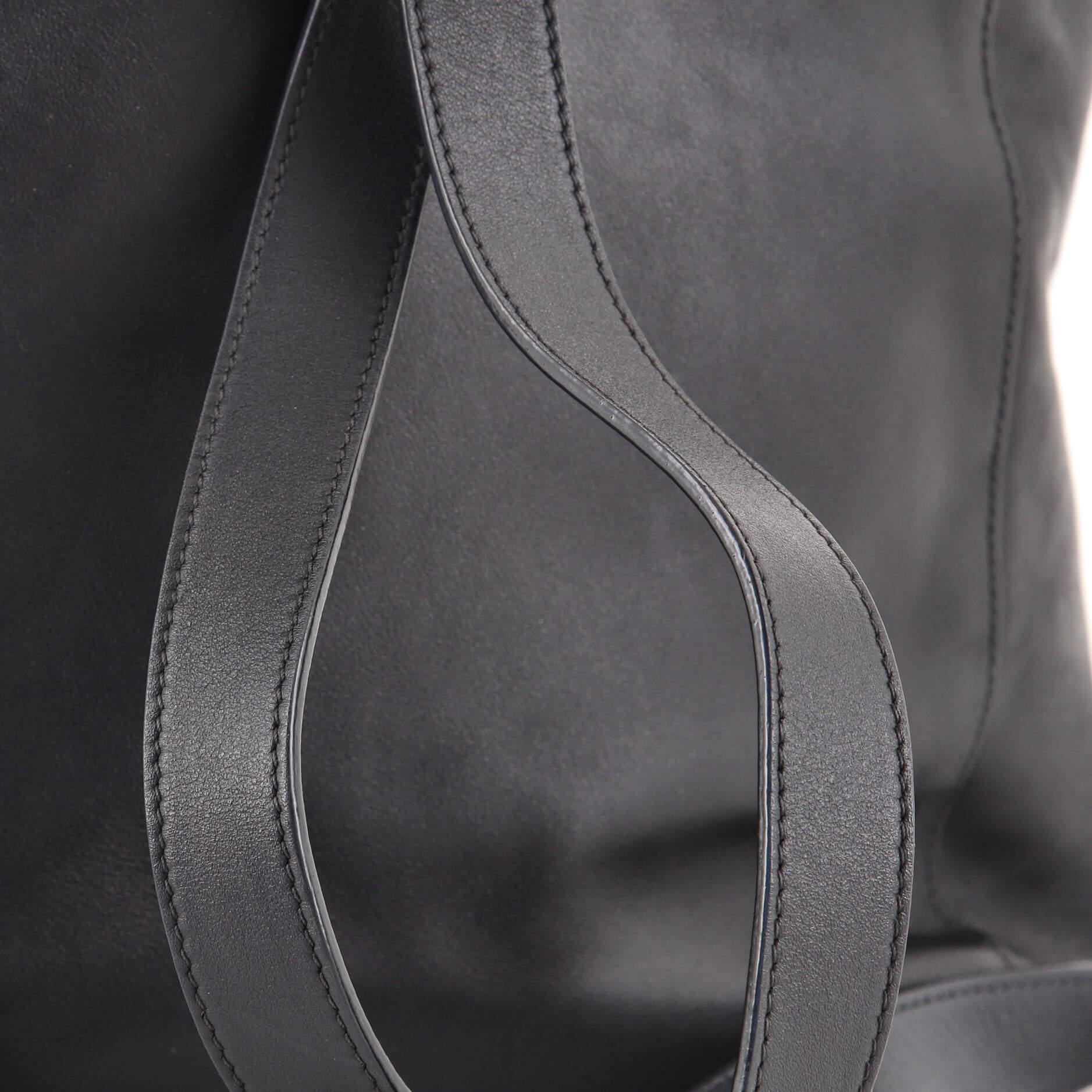Prada Double Pocket Drawstring Backpack Soft Calf Medium 2
