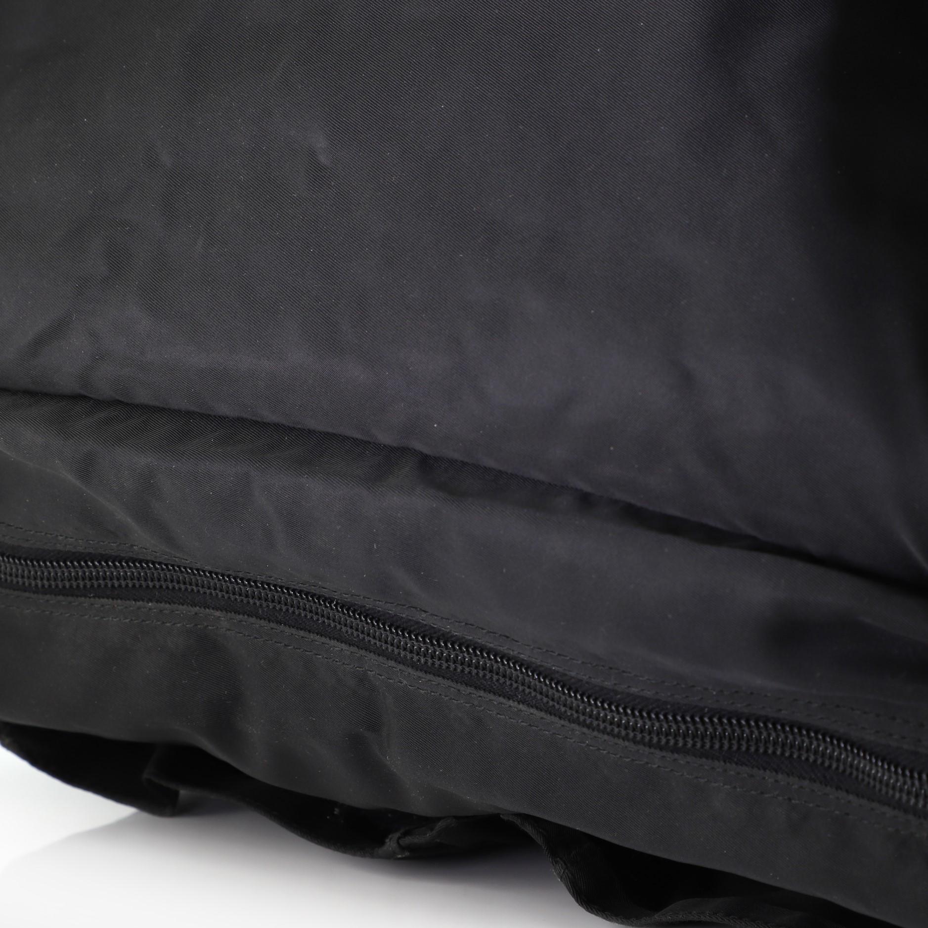 Prada Messenger Bag mit doppelter Tasche Tessuto Medium 2