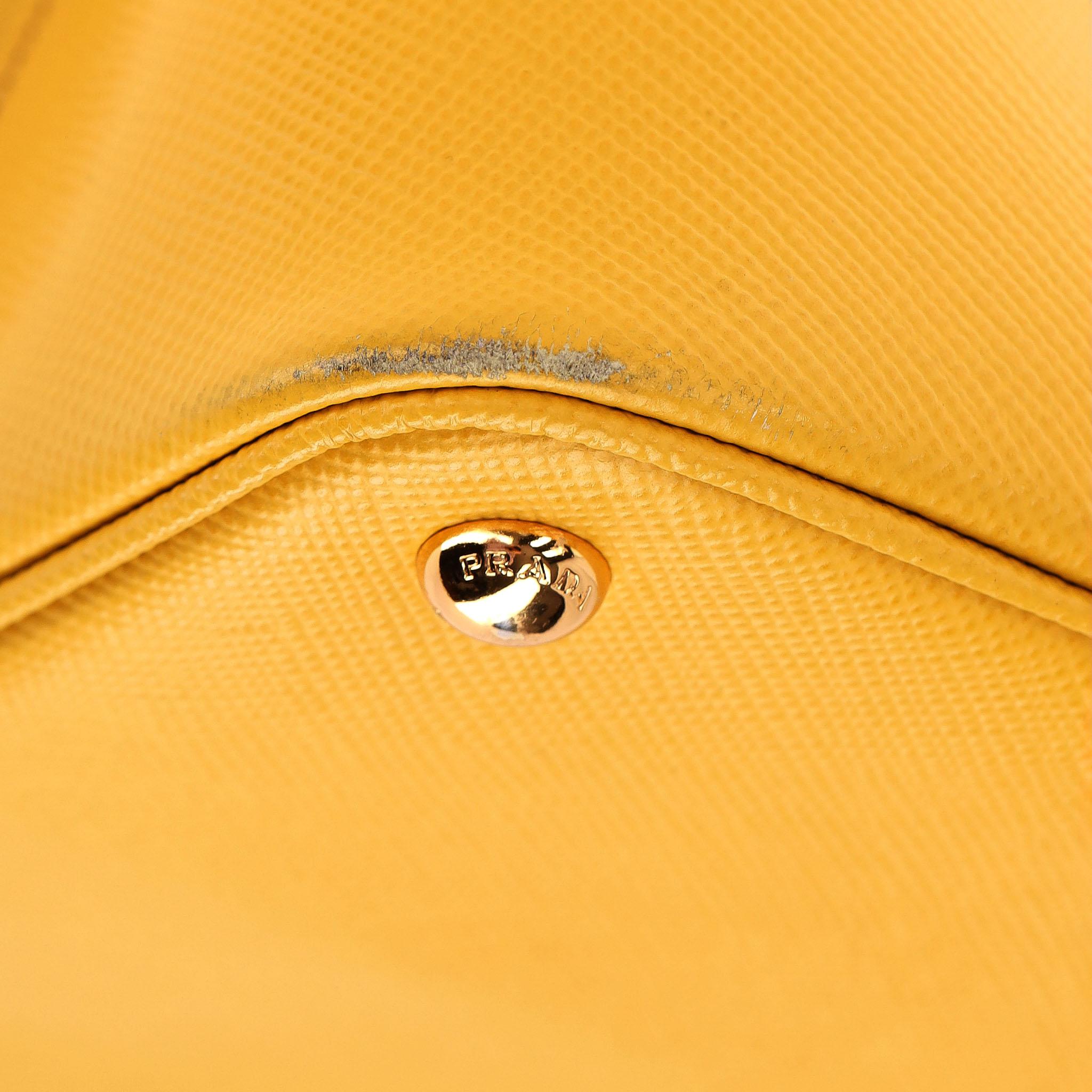 Prada Double Saffiano Leather Large Tote Bag en vente 8