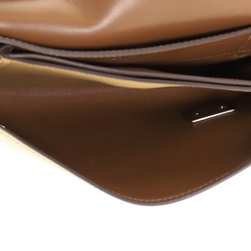 Women's or Men's Prada Double Turn Lock Chain Shoulder Bag Saffiano Leather Small
