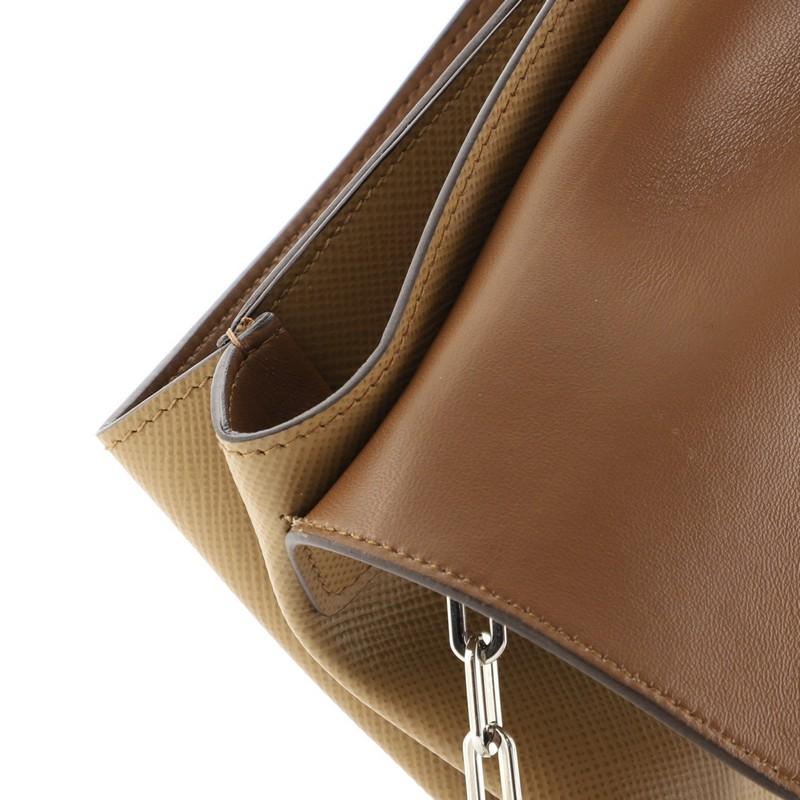Prada Double Turn Lock Chain Shoulder Bag Saffiano Leather Small 1
