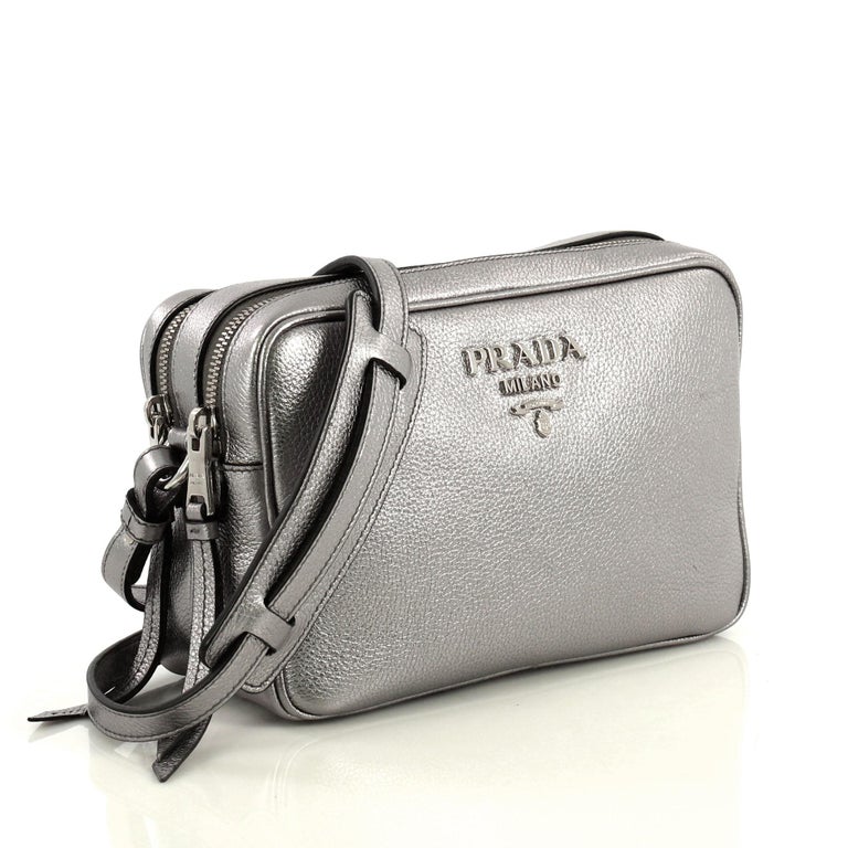 Prada Double Zip Camera Bag Vitello Daino at 1stDibs prada vitello