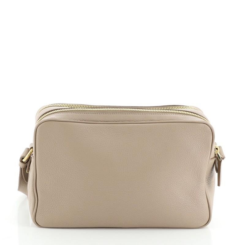 prada camera bag double zipper