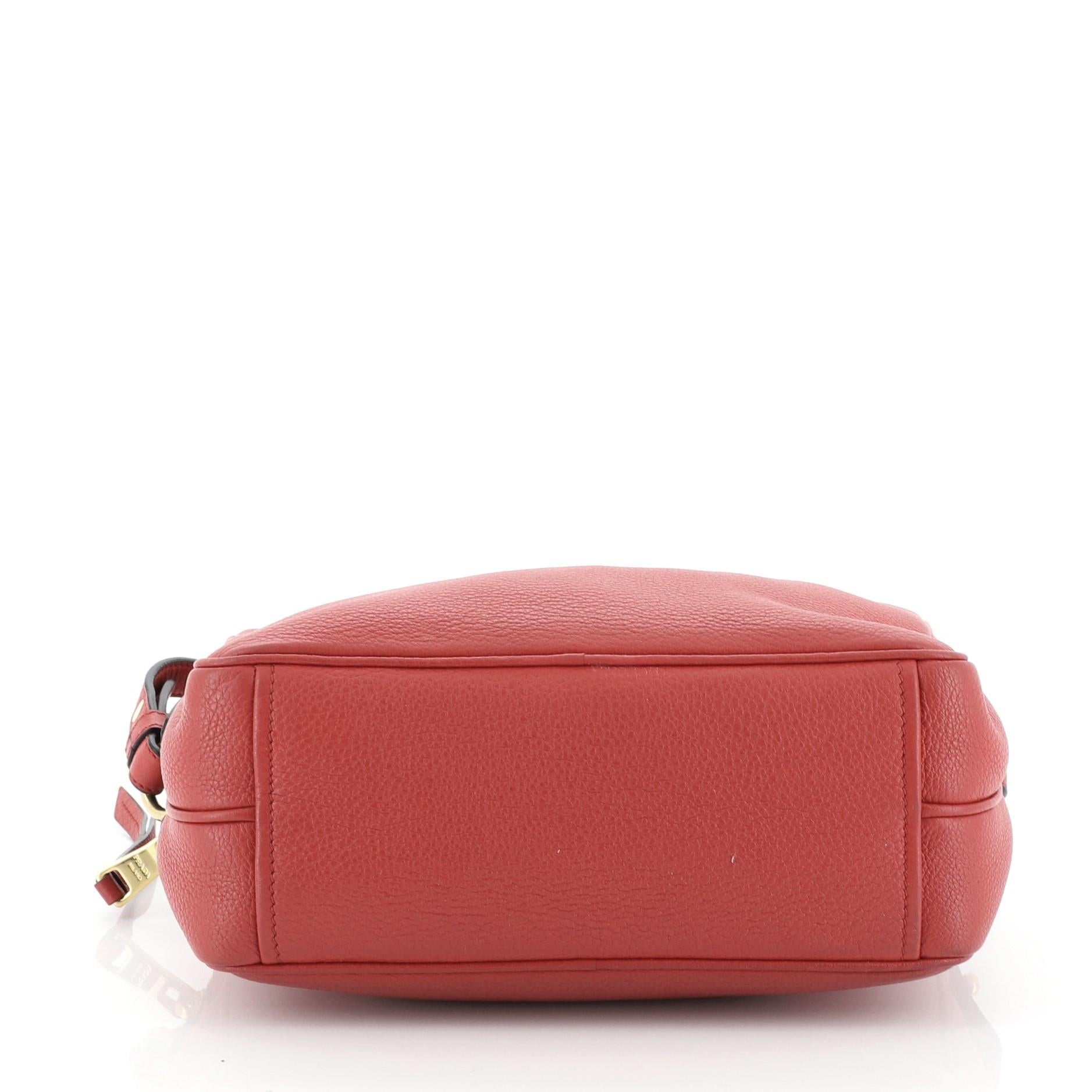 prada camera bag double zipper