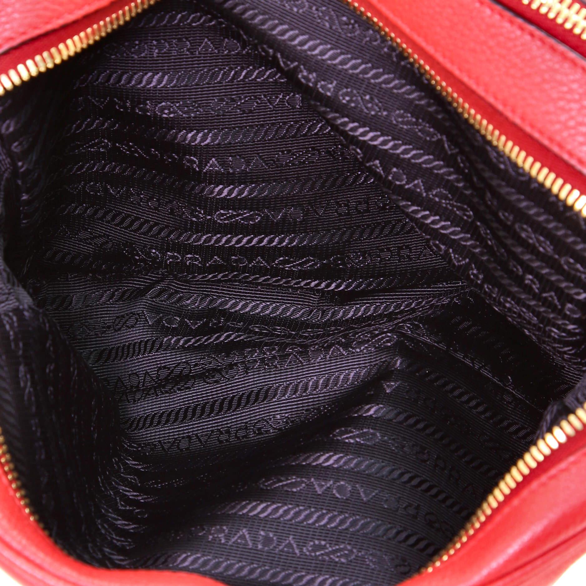 prada double zip crossbody bag
