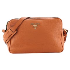 Prada Double Zip Camera Bag Vitello Daino