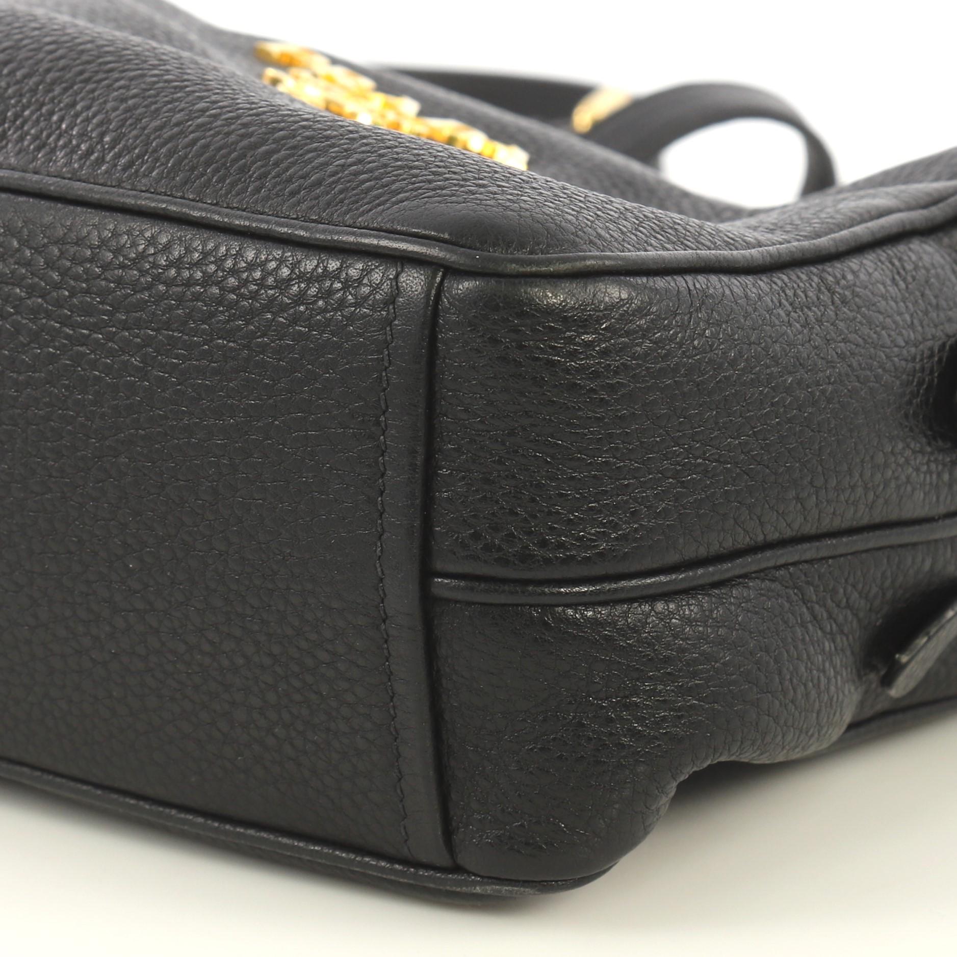 Prada - Sac photo à double fermeture éclair Vitello Phenix Medium Pour femmes 