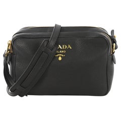 Prada Double Zip Camera Bag Vitello Phenix Medium